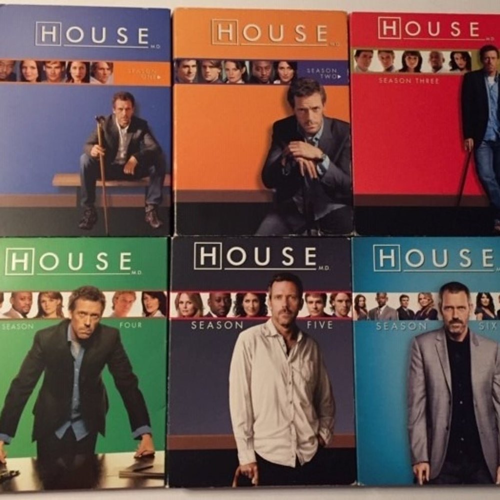 DVD Series - House - Seasons 1-6 Hugh Laurie Excellent Pre-Owned Condition